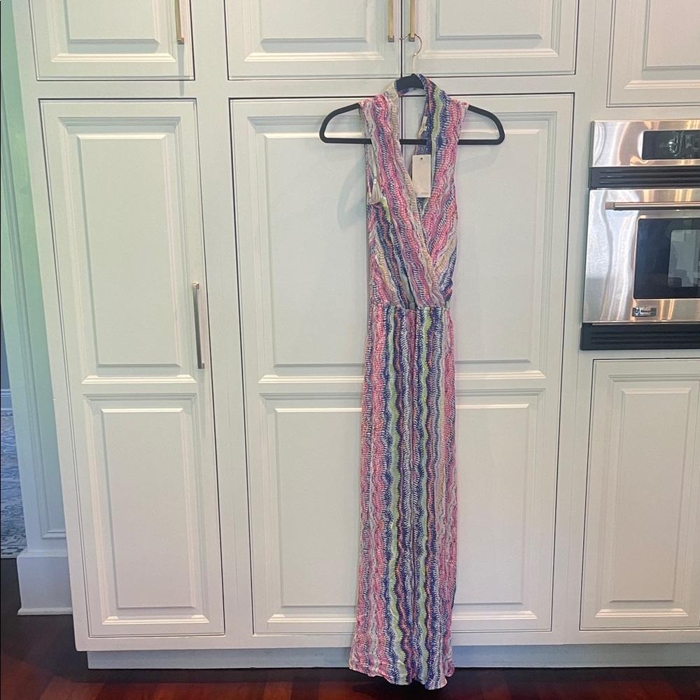 Ella Moss Vibrant Striped Maxi Dress
